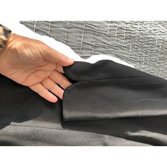 TALBOTS LIMITED EDITION Black Midi Dress Size 2 Office Professional Business - Picture 6 of 9